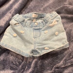 Light Blue Kids Denim Shorts